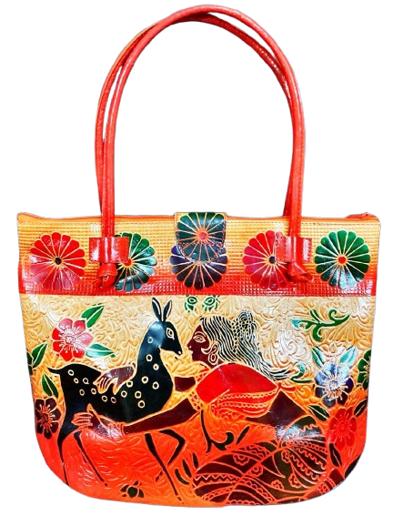 Shantiniketan Dingi Bag (Block Print)